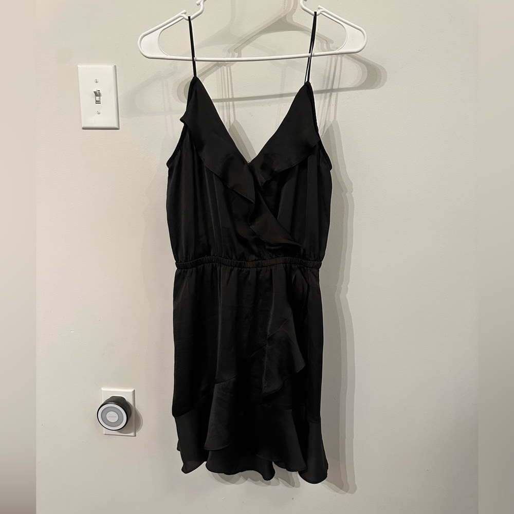Express mini ruffle dress